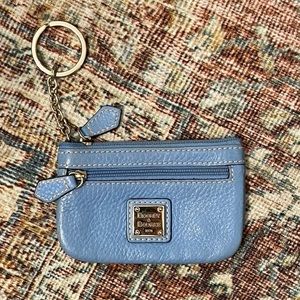 Dooney & Burke Pebble Leather Key Chain Wallet